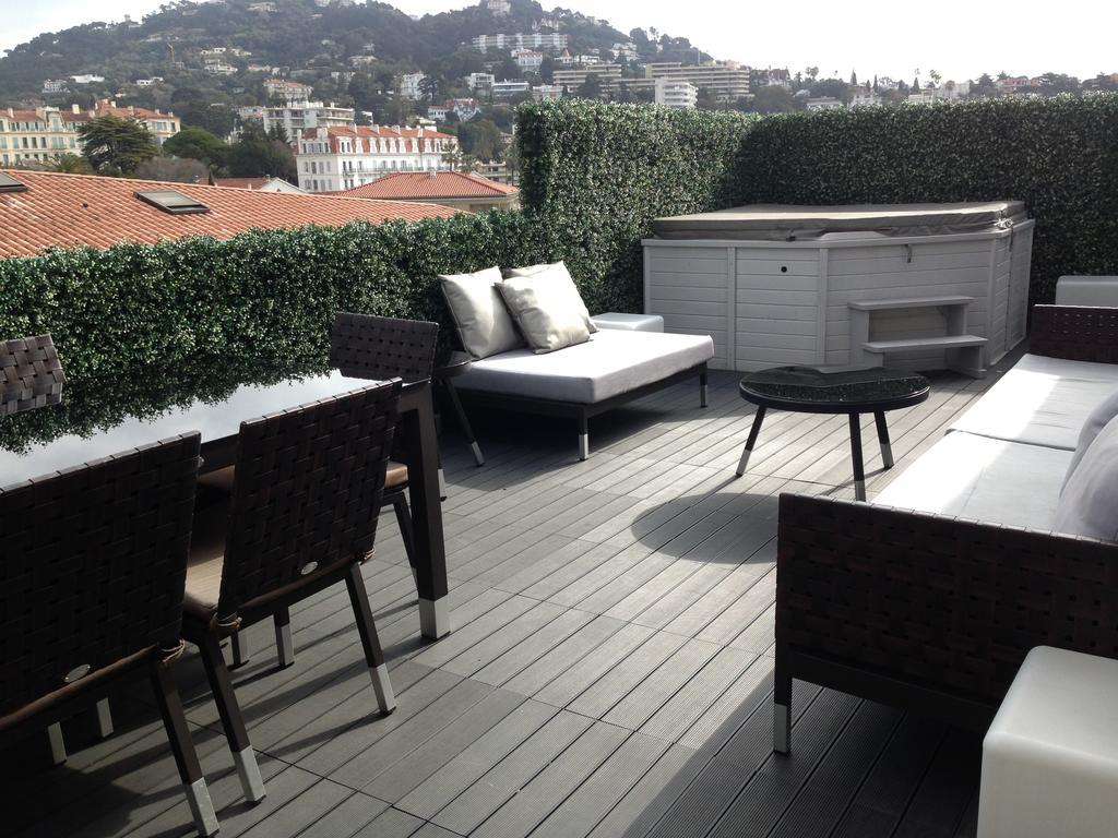 Penthouse With Jacuzzi On The Big Terrace Lejlighed Cannes Eksteriør billede