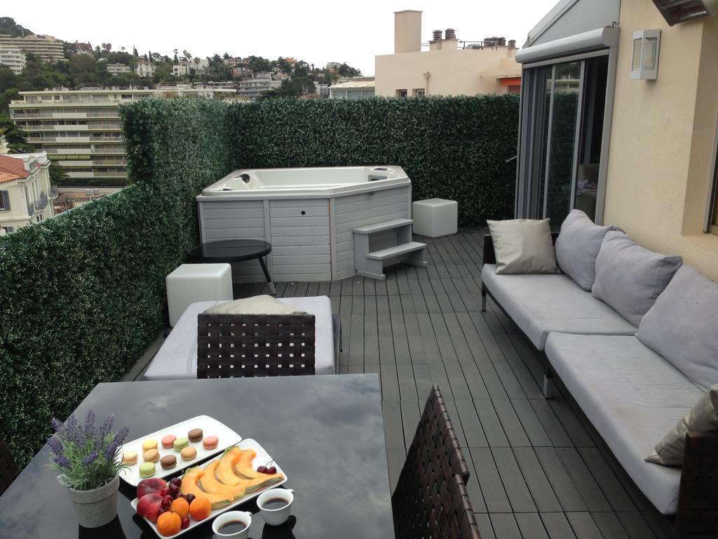 Penthouse With Jacuzzi On The Big Terrace Lejlighed Cannes Eksteriør billede