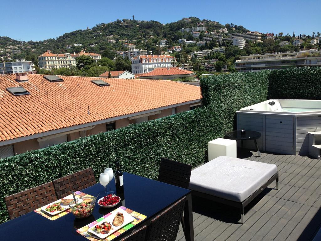 Penthouse With Jacuzzi On The Big Terrace Lejlighed Cannes Eksteriør billede